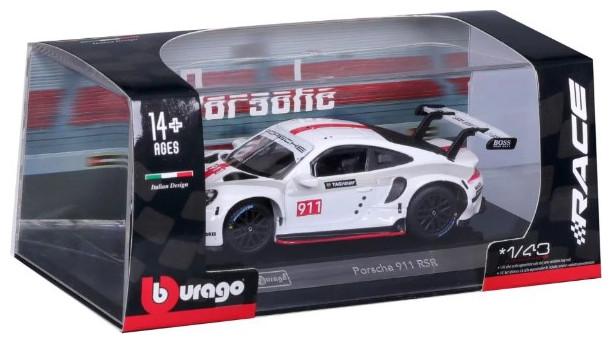 Image du produit Bburago 18-38302 - RACING - PORSCHE 911 RSR - 1:43