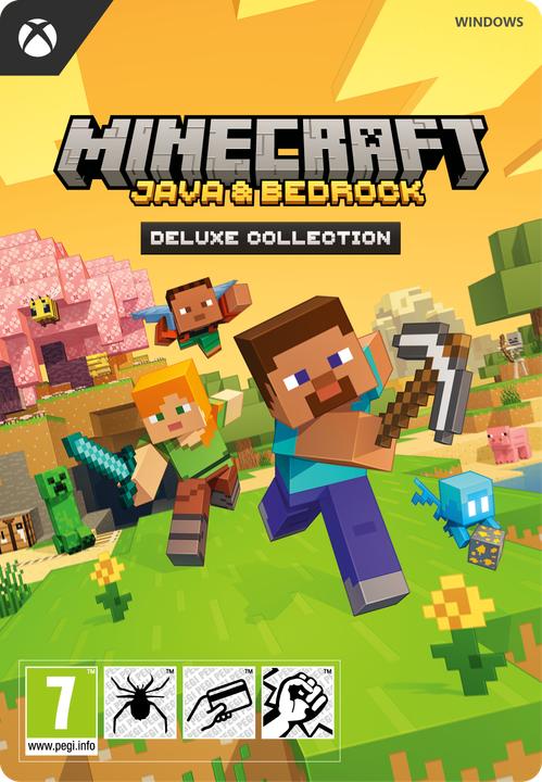 Microsoft Minecraft Java & Bedrock Deluxe Collection Promotion SKU Only Download Code (Windows)