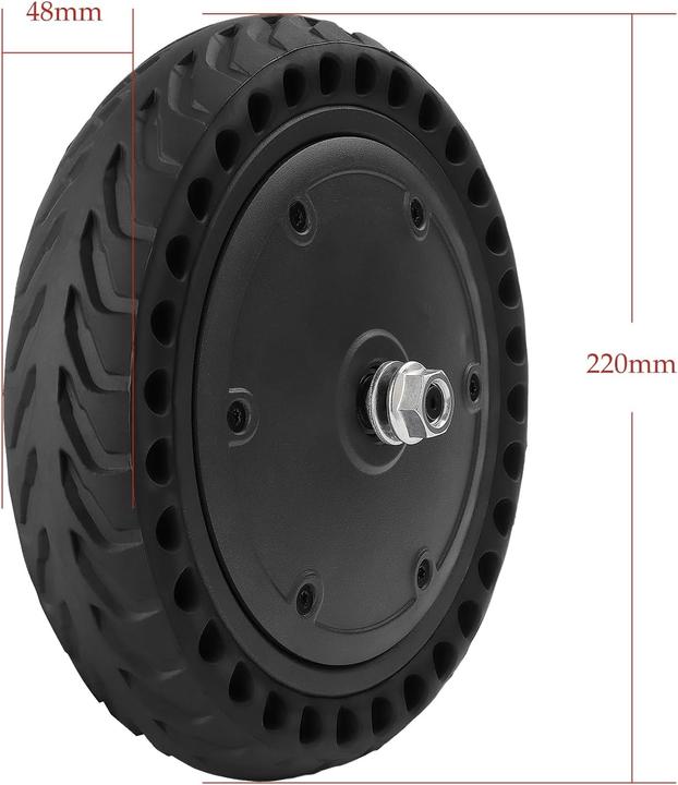 Actual product image Yungeln Motor mit Reifen für Scooter Xiaomi M365