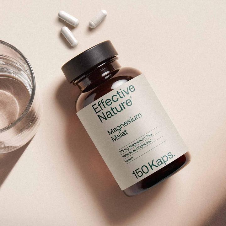 Produktbild Effective Nature Magnesium Malat (150 Stk., Kapseln, 100 g)