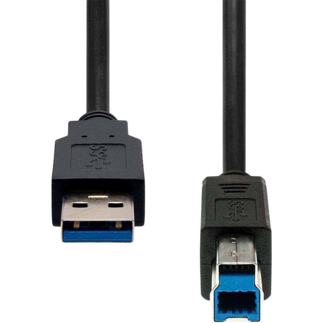 ProXtend USB 3.2 Gen1 Cable A to B M/M Black 0.5M (0.50 m, USB 3.2 Gen 1), USB Kabel