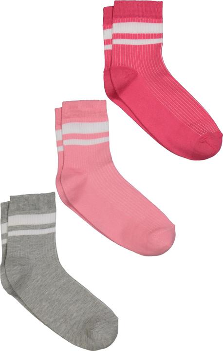 Ulla Popken Kurzschaft-Socken, 3er-Pack, Streifen (3er Pack, 42 - 48)