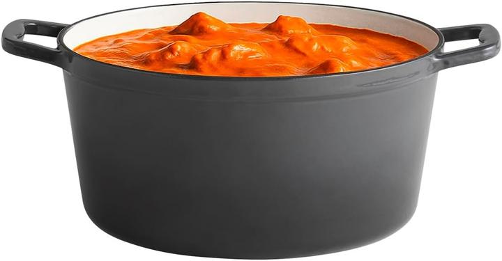 Produktbild APS Kochtopf mit Deckel "5 STARS" (Gusseisen, 28 x 13 cm)