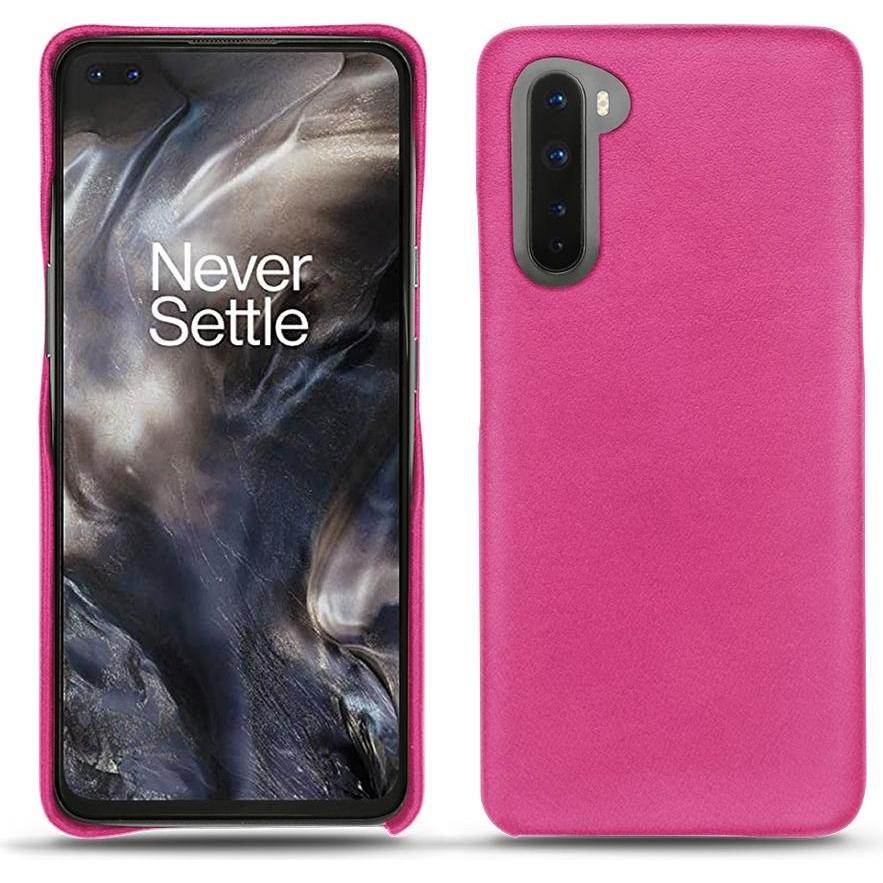 Thumbnail - Noreve Lederschutzhülle (OnePlus Nord), Smartphone Hülle, Rosa