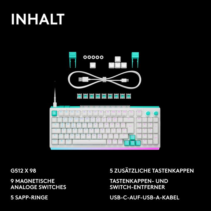 Produktbild Logitech G G512 X 98 (DE, Kabelgebunden)
