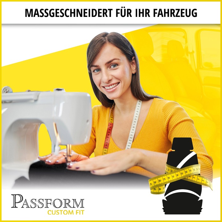 Produktbild Walser Premium Autositzbezug für Iveco Daily V 2011-02/2014, 2 Einzelsitzbezüge vorne
