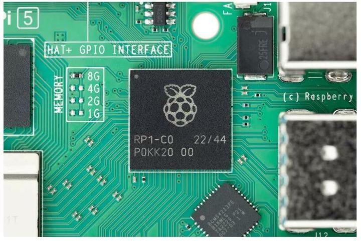 Actual product image Raspberry Pi 5 1GB