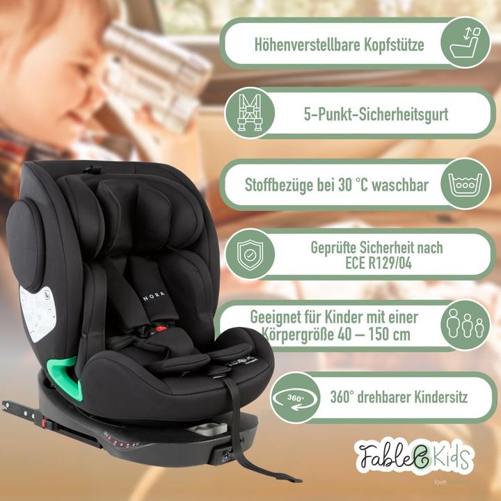 Image du produit FableKids Autokindersitz (Reboarder, Norme ECE R129/i-Size)