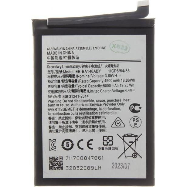 Samsung EB-BA146ABY Battery for Li-lon 5000mAh (OEM), Smartphone Akku