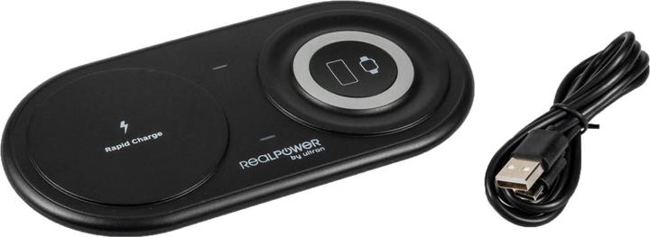 Produktbild RealPower Ladegerät ChargeAir Duo belaidė (15 W)