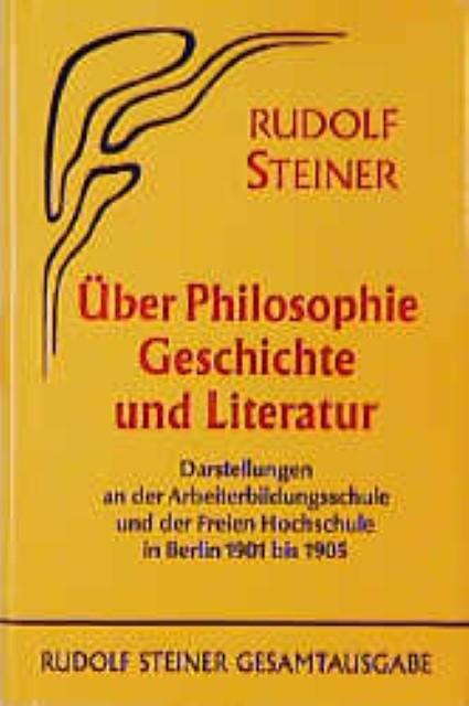 Immagine prodotto Über Philosophie, Geschichte und Literatur (Tedesco, Rudolf, Steiner, 1983)