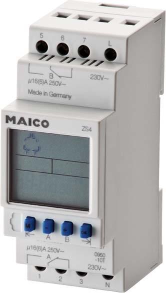 Actual product image Maico Elektroapparate-Fabrik GmbH Timer switch 2-channel ZS 4
