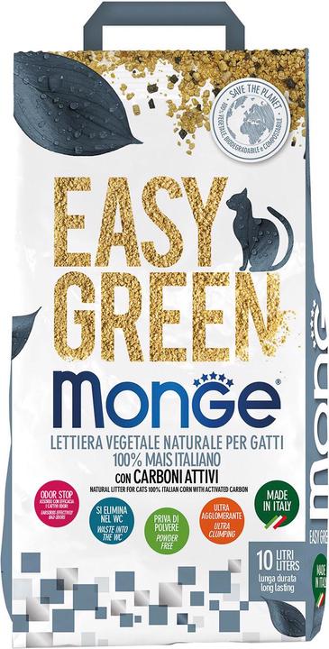 Produktbild Monge Cat Litter EasyGreen Carbon 3,8kg (Biologisch abbaubar, Klumpend, 3.87 kg)