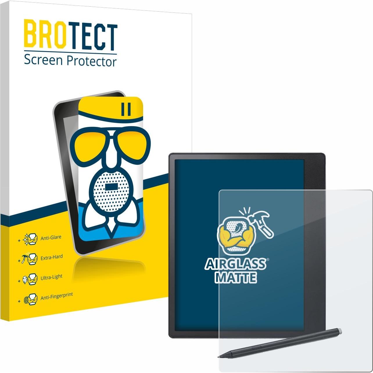 BROTECT AirGlass Panzerglasfolie Matt, eReader Zubehör, Grau