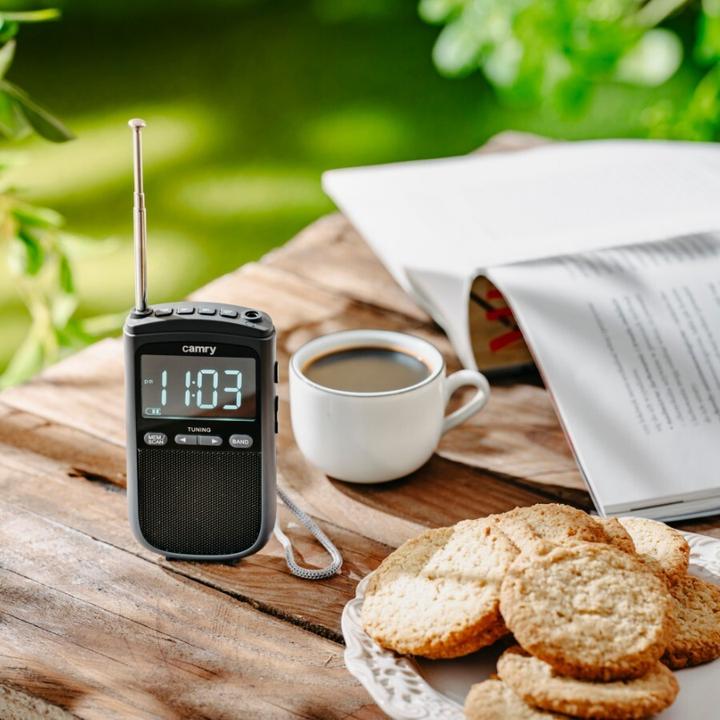 Produktbild Camry Interactive solution | Portable mini radio | CR 1905 | Alarm function | Black (AM, FM)