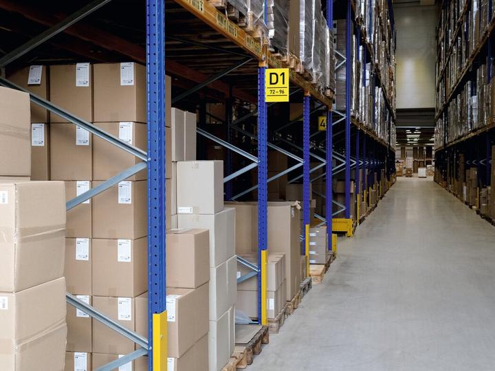 Actual product image Durable Gangschild selbstklebend A4 hoch 10 stk