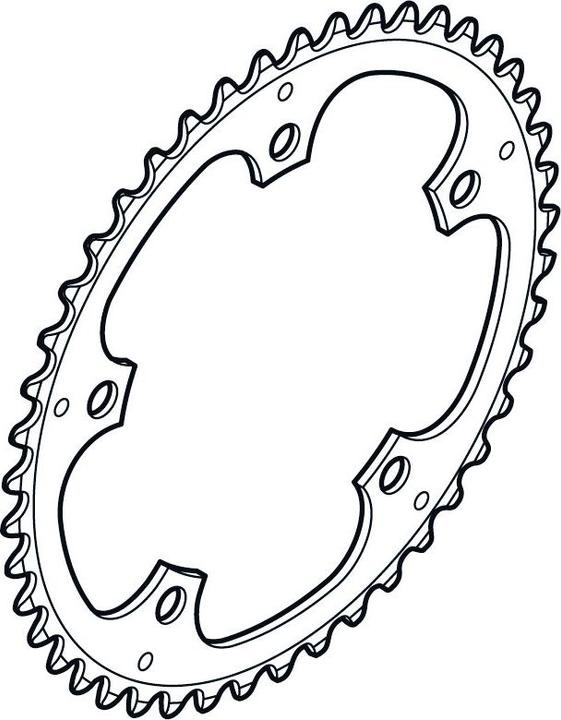 Produktbild Shimano Kettenblatt Alfine FC-S500 39 Zähne schwarz (39)