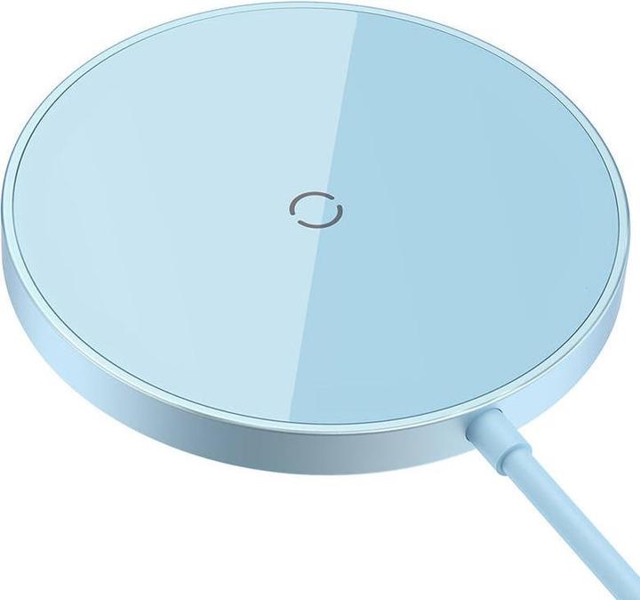 Image du produit Baseus Simple Mini3 Chargeur magnétique sans fil 15W Bleu Galaxie (15 W)
