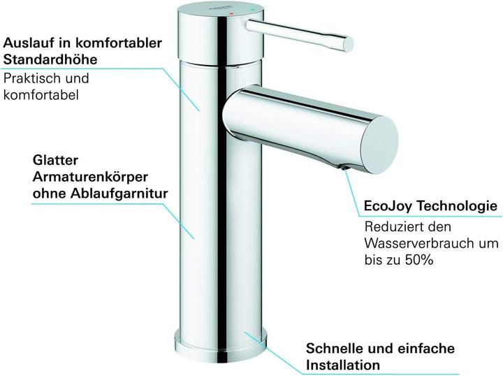 Produktbild Grohe Essence Einhand-Waschtischbatterie S-Size