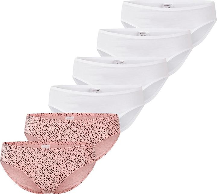 Immagine prodotto Schiesser Confezione da 6 slip per ragazze adolescenti in cotone biologico 95/5 (164, confezione da 6)