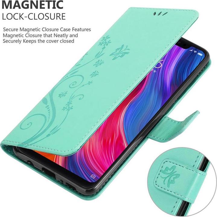 Actual product image Cadorabo Flower Book Cover (Mi 8)