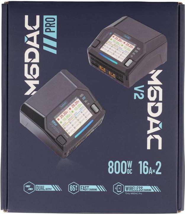 Produktbild Toolkitrc M6DAC V2 DUO Ladegerät – AC/DC Multifunktions-Ladegerät mit bis zu 800 W