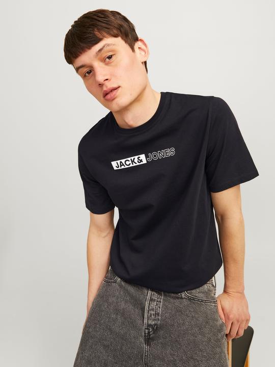 Actual product image Jack & Jones Logo round neck T-shirt T-shirt (XL)