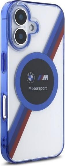 Actual product image BMW BMHMP16S23HTPUT iPhone 16 6.1" przezroczysty/transparent hardcase Motosport IML Circle Ma (Apple iPhone 16)