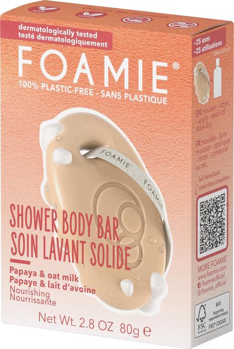 Image du produit Foamie Barre pour le corps Oat Milk & Papaya