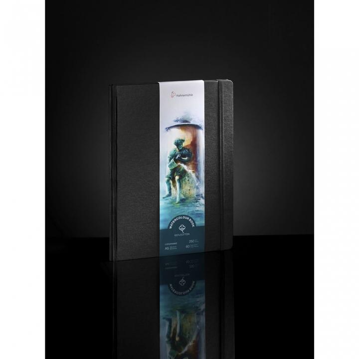 Productafbeelding Hahnemühle Aquarelboek A 5 staand formaat 60 pagina's 250 g (A5, Hardcover)