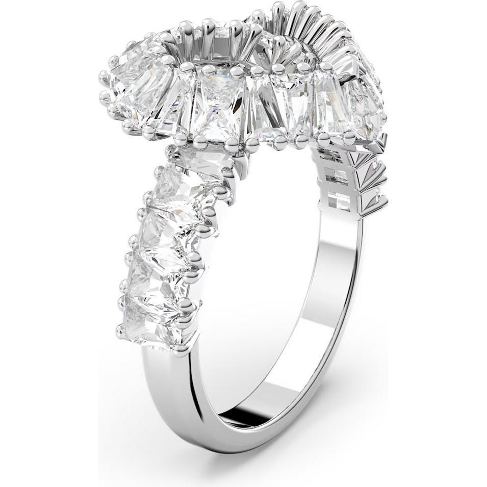 Thumbnail - Swarovski, Ring, Matrix Cocktail Ring Verschiedene Schliffe Herz Weiss, (52)