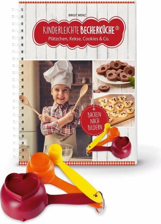 Actual product image Kinderleichte Becherküche - Plätzchen, Kekse, Cookies & Co (German, Birgit Wenz, 2017)