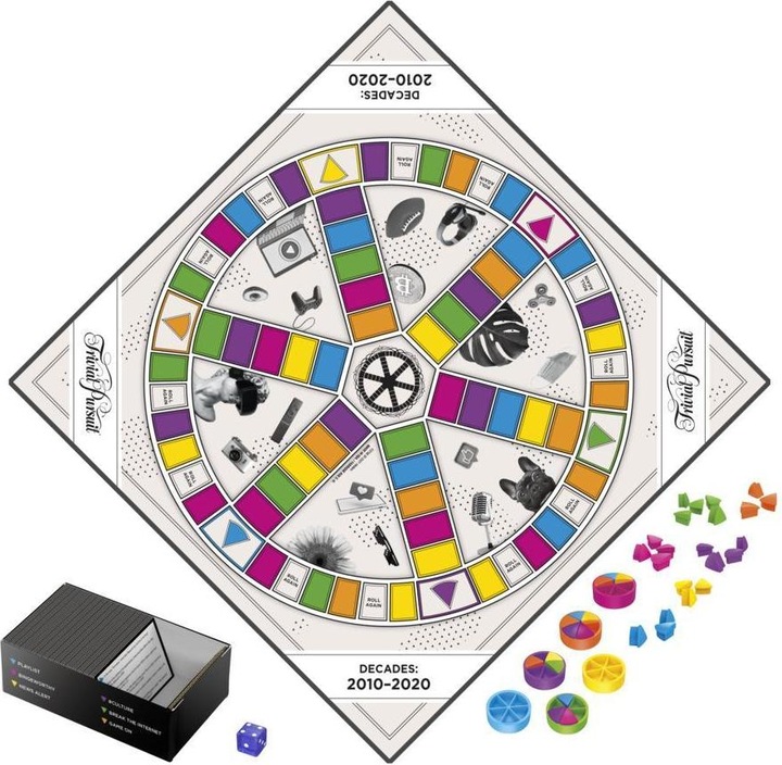 Produktbild Hasbro Gaming Trivial Pursuit Decades 2010 to 2020 Board game Trivia (Finnisch)