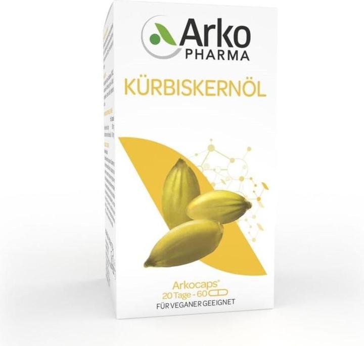 Produktbild Arkopharma Kürbiskernöl (60 Stück, Kapseln, 60 g)