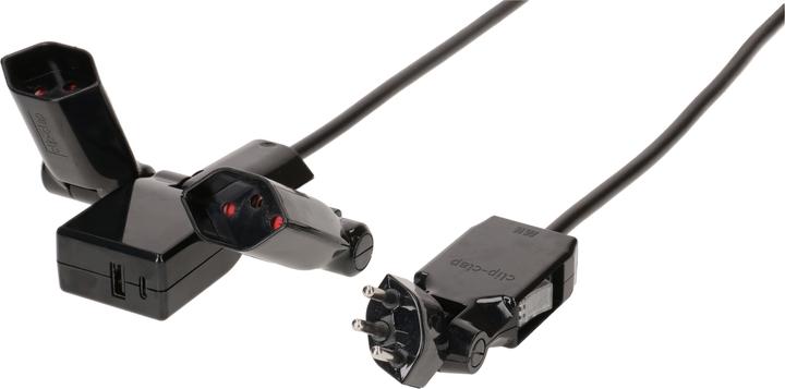 Immagine prodotto Max Hauri striscia di prese clip-clap (2x, Tipo 13, 3 m)