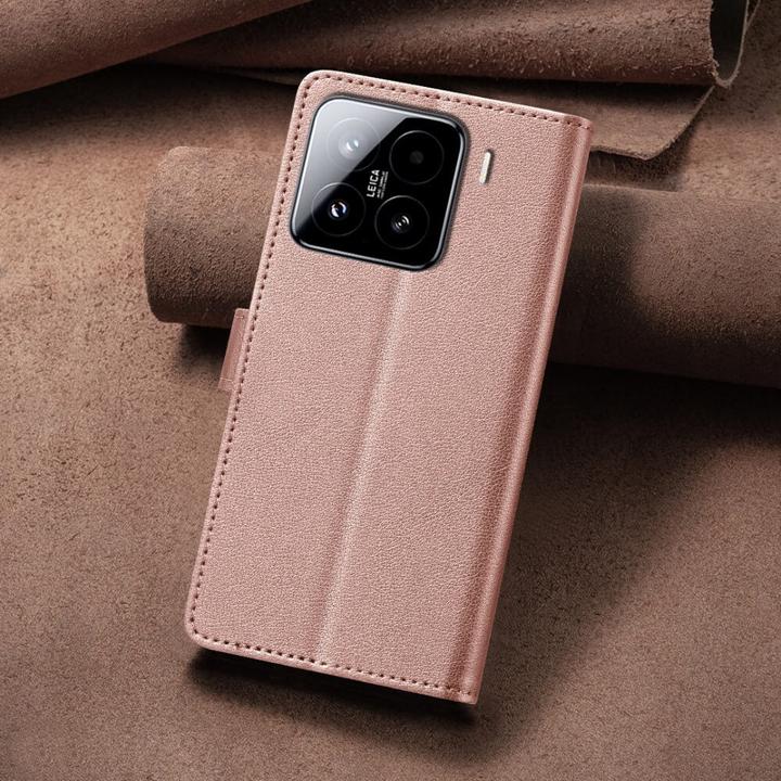 Produktbild Binfen Color Xiaomi 15 Pro - BINFEN Leder Etui Hülle mit RFID Blocker (Xiaomi 15 Pro)