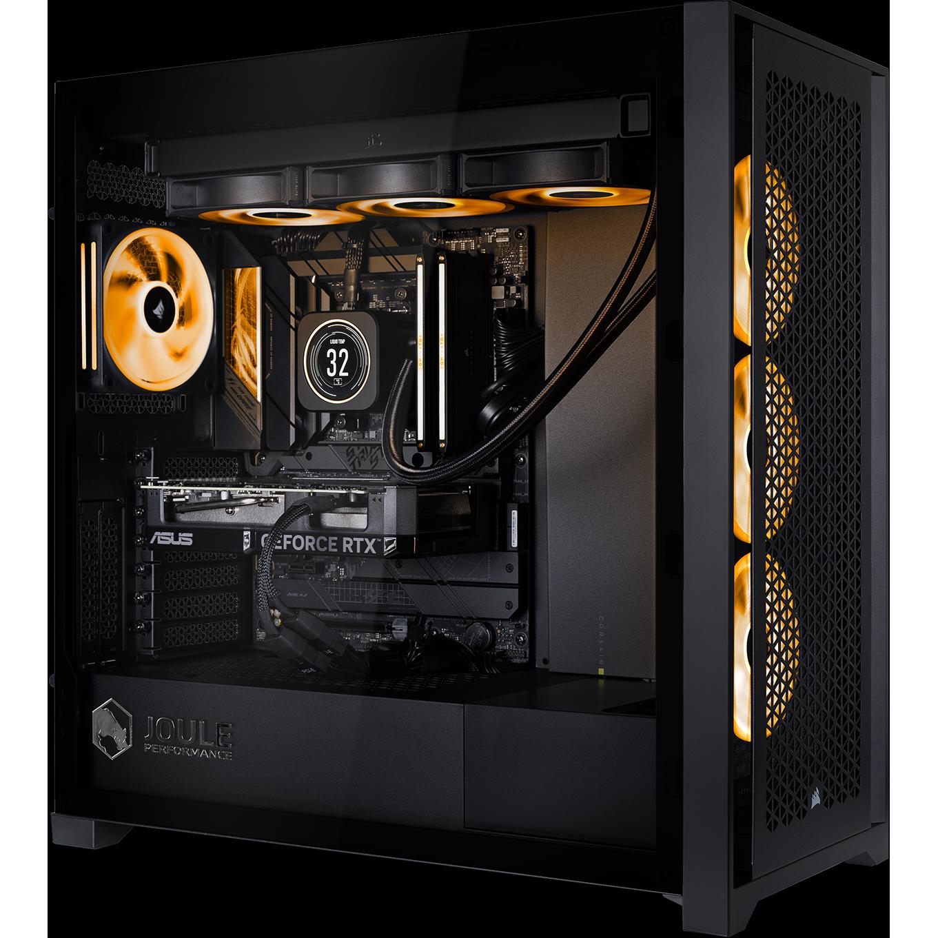 Joule Performance High End Gaming PC RTX4070S R7 32GB 1TB L1130038 (AMD Ryzen 7 7800X3D, 64 GB, 1000 GB, GeForce RTX 407...