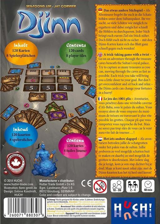 Produktbild Djinn (Deutsch, 2 - 4 Spieler)