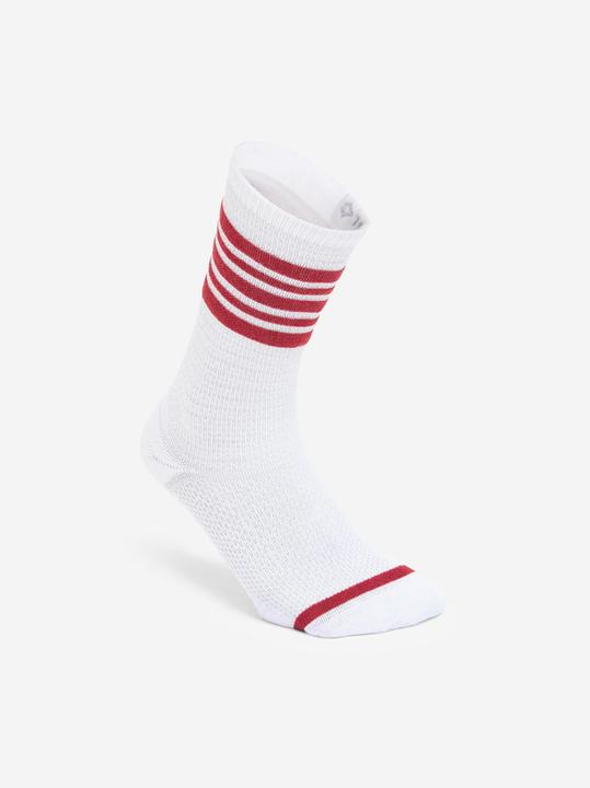 Immagine prodotto Decathlon Socken Mid 2er-Pack - rot/weiss (43, 46)