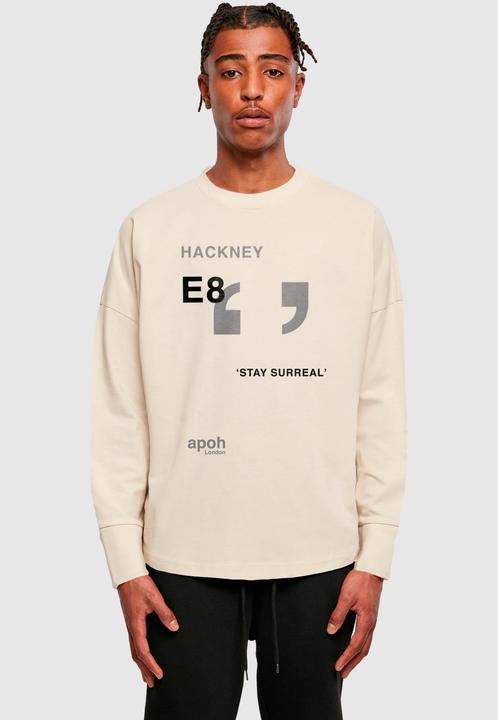 Produktbild Merchcode APOH - Surreal Hackney Slogan Oversized Longsleeve - 197667 (L)