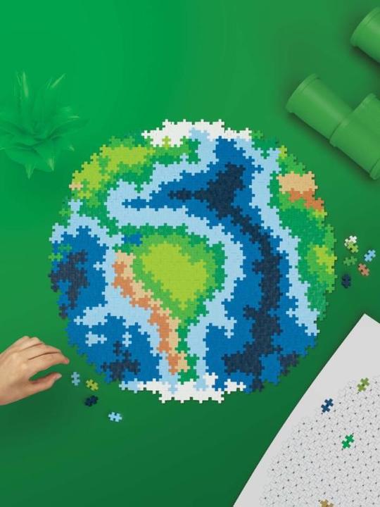 Actual product image Plus-Plus Puzzle By Number Earth 800pcs - (3914) (800 pieces)