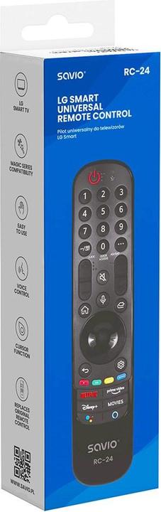 Image du produit Savio RC-24 (Télécommande universelle, Infrarouge)