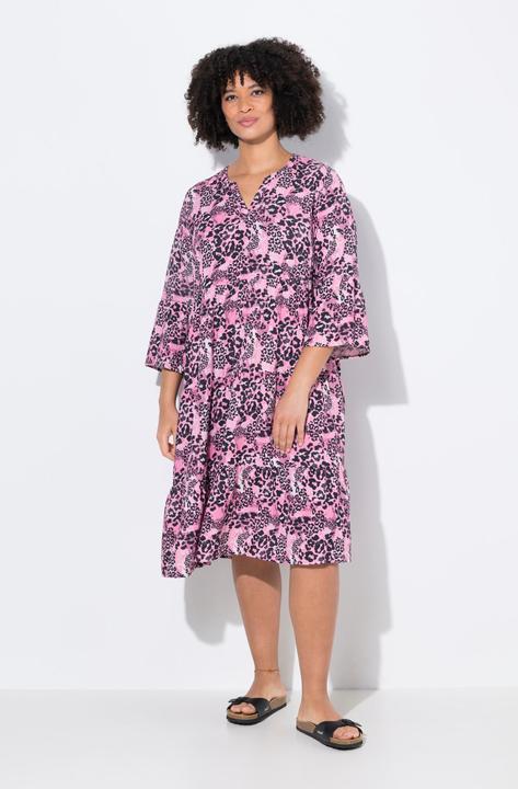 Produktbild Angel of Style Kleid, A-Linie, Musselin, Leo-Muster, Volants (54)