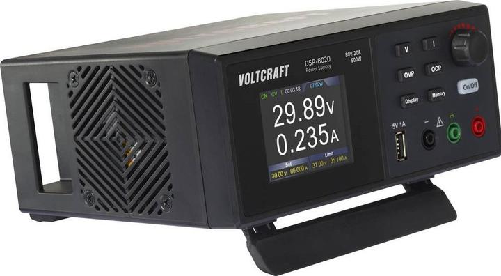 Voltcraft DSP-8020 Labornetzgerät, Festspannung 0 - 80 V 0 - 20 A 500 W USB An