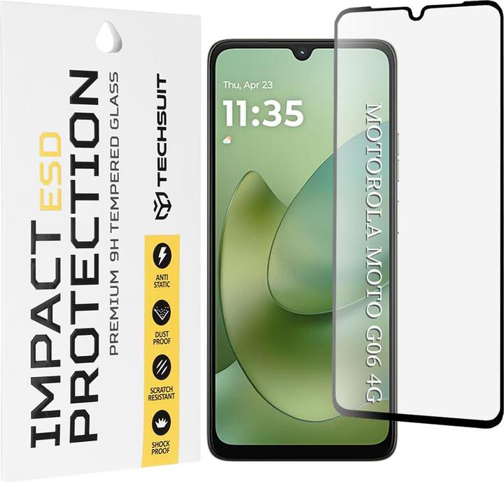 Actual product image Techsuit - ESD Glass - Motorola Moto G06 - Black (Motorola Moto G6)