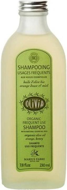 Immagine prodotto Marius Fabre Shampoo BIO per lavaggi frequenti Olio d'oliva, arancia e miele - 230ml - Olivia (230 ml, Shampoo liquido)