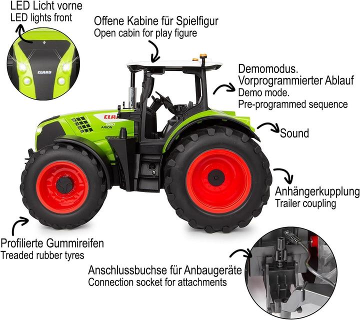 Image du produit Jamara Claas Arion 660 1:16 2,4GHz