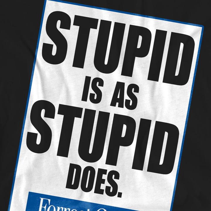 Produktbild Forrest Gump Stupid Is TShirt (S)