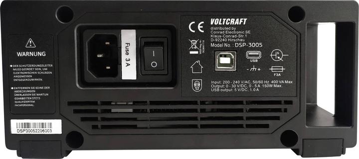 Actual product image Voltcraft Laboratory power supply, adjustable