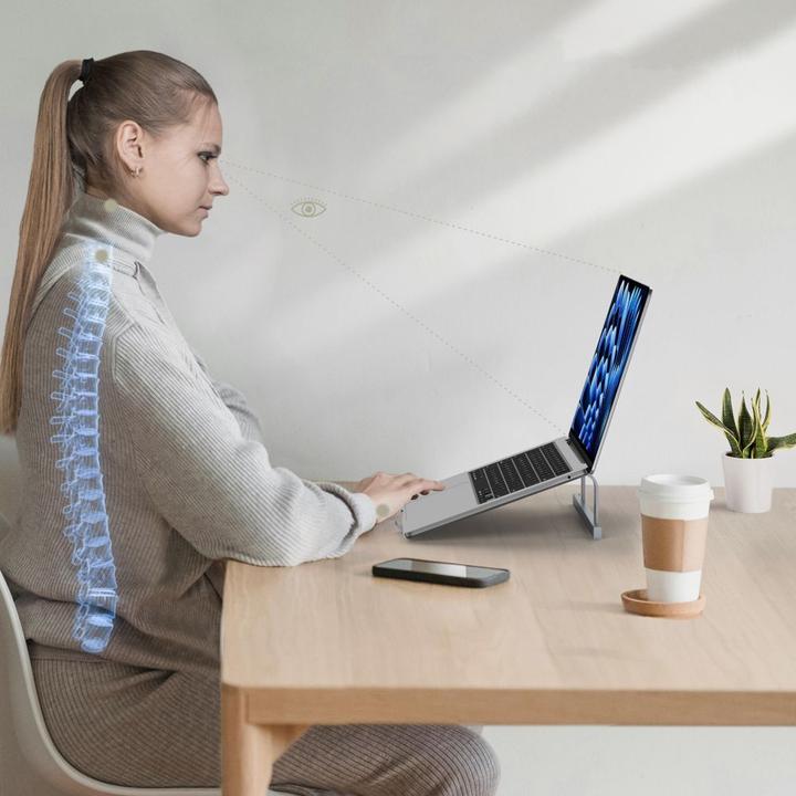 Image du produit Tech-Protect ULS100 support universel pour ordinateur portable jusqu'à 16" - argenté
